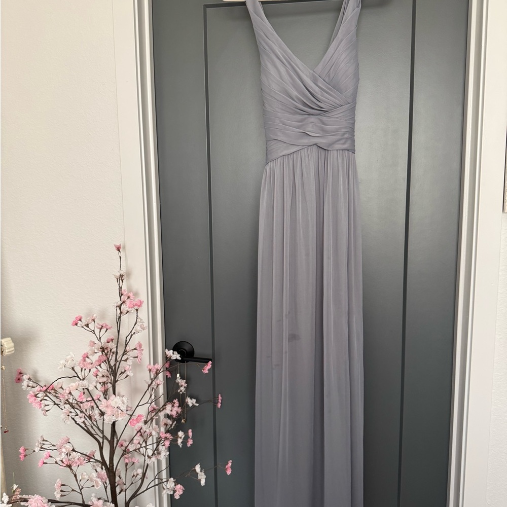 David's Bridal Lavender Prom Dress